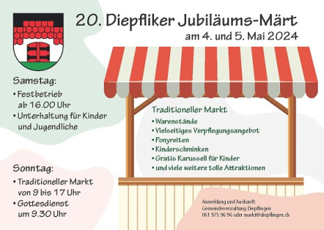 20. Diepfliker Jubiläumsmarkt 04./05. Mai 2024 (1/1)